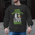 School Psychologists Love Brains Halloween Teacher Counselor Men Graphic Sweatshirt, trending gift