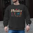 Science Of Reading Teacher Phonics Is My Love Language Men Graphic Sweatshirt, Science Teacher Gifts, trending gift Science Of Reading Teacher Phonics Is My Love Language Men Graphic Sweatshirt, Science Teacher Gifts, trending gift