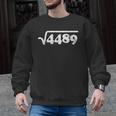 Sixty Seven 67 Meme Square Root 4489 Slang Math Teacher Men Graphic Sweatshirt, trending gift