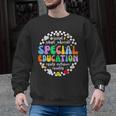 Special Education Teacher SPED Squad Team Kids Men Groovy Men Graphic Sweatshirt, Groovy Teacher Gifts, trending gift