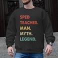 Sped Teacher Man Myth Legend Men Graphic Sweatshirt, trending gift Sped Teacher Man Myth Legend Men Graphic Sweatshirt, trending gift