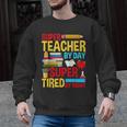 Super Teacher By Day Super Tired By Night Superhero Teacher Men Graphic Sweatshirt, Super Teacher Gifts, trending gift Super Teacher By Day Super Tired By Night Superhero Teacher Men Graphic Sweatshirt, Super Teacher Gifts, trending gift