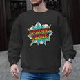Superhero Teacher Retro Comic Teaching Superpower Men Graphic Sweatshirt, trending gift