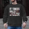 It Takes Balls To Teach Pe Teacher Chaos Coordinator US Flag Men Graphic Sweatshirt, Pe Teacher Gifts, trending gift It Takes Balls To Teach Pe Teacher Chaos Coordinator US Flag Men Graphic Sweatshirt, Pe Teacher Gifts, trending gift