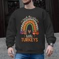 I Teach The Cutest Little Turkeys Thanksgiving Teacher Men Women Girls Kids Men Graphic Sweatshirt, trending gift