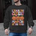 I Teach The Cutest Pumpkins Halloween Fall Teacher Women Men Graphic Sweatshirt, trending gift
