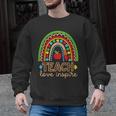 Teach Love Inspire Rainbow Leopard Cheetah Print Teacher Men Graphic Sweatshirt, trending gift Teach Love Inspire Rainbow Leopard Cheetah Print Teacher Men Graphic Sweatshirt, trending gift