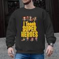 I Teach Super Heroes Comic Book Hero Teacher School Men Graphic Sweatshirt, Super Teacher Gifts, trending gift