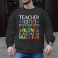 Teacher Besties Because Going Crazy Alone Is Not Fun Men Graphic Sweatshirt, trending gift