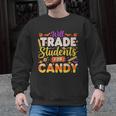 Teacher Cute Will Trade Students For Candy Halloween Costume Men Graphic Sweatshirt, trending gift Teacher Cute Will Trade Students For Candy Halloween Costume Men Graphic Sweatshirt, trending gift