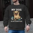 Teacher My Dog Ate My Lesson Plans School Staff Men Graphic Sweatshirt, trending gift Teacher My Dog Ate My Lesson Plans School Staff Men Graphic Sweatshirt, trending gift
