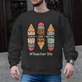 Teacher Life Teach Love Inspire Pencils Inspirational Women Men Graphic Sweatshirt, trending gift Teacher Life Teach Love Inspire Pencils Inspirational Women Men Graphic Sweatshirt, trending gift