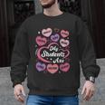 Teacher Positive Affirmations Candy Heart Valentine's Day Men Graphic Sweatshirt, trending gift Teacher Positive Affirmations Candy Heart Valentine's Day Men Graphic Sweatshirt, trending gift