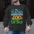 My Teacher Survived 100 Days Of Me Dab 100 Days Of School For Men Women Kids Men Graphic Sweatshirt, trending gift My Teacher Survived 100 Days Of Me Dab 100 Days Of School For Men Women Kids Men Graphic Sweatshirt, trending gift