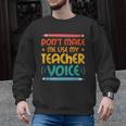 Teacher Voice Teacherlife Primary School Teacher Men Graphic Sweatshirt, trending gift Teacher Voice Teacherlife Primary School Teacher Men Graphic Sweatshirt, trending gift