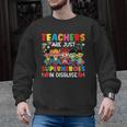 Teachers Are Just Superheroes In Disguise Back To School Men Graphic Sweatshirt, trending gift