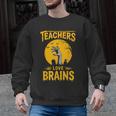Teachers Love Brains Shirt Men Women Halloween Teacher Men Graphic Sweatshirt, trending gift Teachers Love Brains Shirt Men Women Halloween Teacher Men Graphic Sweatshirt, trending gift