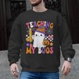 Teaching My Boos Ghost Teacher Cute Pencil Halloween Teacher Men Graphic Sweatshirt, trending gift
