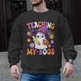 Teaching My Boos Teacher Ghost Teach Halloween Teacher Men Graphic Sweatshirt, trending gift