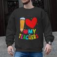 Teens Graduation I Heart My Teachers I Love My Teachers Men Graphic Sweatshirt, trending gift