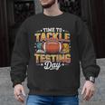 Test Day State Football Tackle Testing Day Sports Teacher Men Graphic Sweatshirt, trending gift