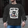 Test Day Stressed Cat Teacher Student Kids Testing Day Men Graphic Sweatshirt, trending gift