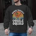 Thanksgiving Dance Teacher Gobble Squad Turkey Men Graphic Sweatshirt, trending gift