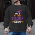 Tired Teacher Costume For Halloween Teachers Men Graphic Sweatshirt, trending gift