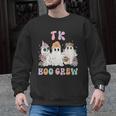 TK Boo Crew Retro Groovy Halloween Floral Ghost TK Teacher Men Graphic Sweatshirt, Groovy Teacher Gifts, trending gift TK Boo Crew Retro Groovy Halloween Floral Ghost TK Teacher Men Graphic Sweatshirt, Groovy Teacher Gifts, trending gift