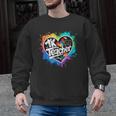 TK Teacher Transitional Kindergarten Heart Back To School Men Graphic Sweatshirt, trending gift