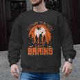 History Teachers Love Brains Halloween Teacher For Men Women Men Graphic Sweatshirt, History Teacher Gifts, trending gift