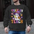 Trick Or Teach Teacher Ghost Teaching Fun Halloween Teacher Men Graphic Sweatshirt, trending gift Trick Or Teach Teacher Ghost Teaching Fun Halloween Teacher Men Graphic Sweatshirt, trending gift