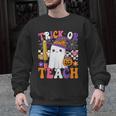 Trick Or Teach Teacher Pencil Ghost Halloween Teacher Men Graphic Sweatshirt, trending gift Trick Or Teach Teacher Pencil Ghost Halloween Teacher Men Graphic Sweatshirt, trending gift