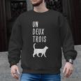 Un Deux Trois Cat Shirt French Teacher Men Graphic Sweatshirt, trending gift Un Deux Trois Cat Shirt French Teacher Men Graphic Sweatshirt, trending gift