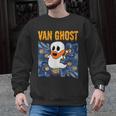 Van Ghost Art Teacher Halloween Van Gogh Starry Night Men Graphic Sweatshirt, trending gift
