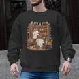 Vintage Ghost Book Reading Pumpkin Gothic Halloween Teachers Men Graphic Sweatshirt, trending gift Vintage Ghost Book Reading Pumpkin Gothic Halloween Teachers Men Graphic Sweatshirt, trending gift