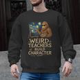 Weird Teachers Build Character Van Bigfoot Art Men Graphic Sweatshirt, trending gift