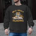 Wild About Reading Tiger For Teachers & Students Men Graphic Sweatshirt, trending gift