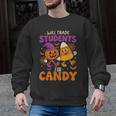 Will Trade Students For Candy Shirt Fun Candy Corn Teacher Men Graphic Sweatshirt, trending gift Will Trade Students For Candy Shirt Fun Candy Corn Teacher Men Graphic Sweatshirt, trending gift