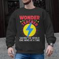 Wonder Teacher Costume Shirt Teacher Halloween Costume Men Women Men Graphic Sweatshirt, trending gift