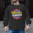 Wonder Teacher Super Woman Power Superhero Back To School Men Graphic Sweatshirt, Super Teacher Gifts, trending gift Wonder Teacher Super Woman Power Superhero Back To School Men Graphic Sweatshirt, Super Teacher Gifts, trending gift