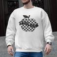 Back To School Checkered Apple Teacher Checkerboard Teacher For Men Women Girls Kids Men Graphic Sweatshirt, trending gift