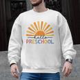 Back To School Hello Preschool For Kids Teacher Women Men Graphic Sweatshirt, trending gift Back To School Hello Preschool For Kids Teacher Women Men Graphic Sweatshirt, trending gift