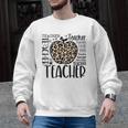 Back To School Teacher Life Apple Leopard Teacher Women Men Graphic Sweatshirt, trending gift Back To School Teacher Life Apple Leopard Teacher Women Men Graphic Sweatshirt, trending gift