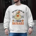 You Can't Scare Me I Teach Daycare Teacher Halloween Ghost Men Graphic Sweatshirt, trending gift