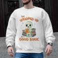Cute Halloween Teacher Librarian Mummy Reading Books Men Graphic Sweatshirt, trending gift Cute Halloween Teacher Librarian Mummy Reading Books Men Graphic Sweatshirt, trending gift