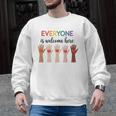 Everyone Is Welcome Here Idaho Teacher Men Graphic Sweatshirt, trending gift Everyone Is Welcome Here Idaho Teacher Men Graphic Sweatshirt, trending gift