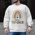 Future Teacher Boho Rainbow Leopard New Grad Student Men Graphic Sweatshirt, Future Teacher Gifts, trending gift