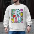 Happy Fri-Yay Friday Lovers Fun Teacher Life FriYay Weekend Men Graphic Sweatshirt, trending gift