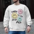Happy To See Your Face Smile Face Teacher Back To School Men Graphic Sweatshirt, trending gift